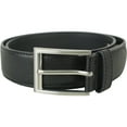 thumbnail image 1 of vangelo Men Classic Dress Belt Black Debossed Size 32 Inch Fits Waist Length 30 to 32 Inch, 1 of 2