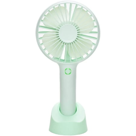 

Protable Handheld Fan with Base Powerful Cooling Fan USB Rechargeable Small Speed Adjustable Last for 3-13 Hours for Girls Women Men Indoor Outdoor Travel Silent Mini Personal Fan 2500 mAh