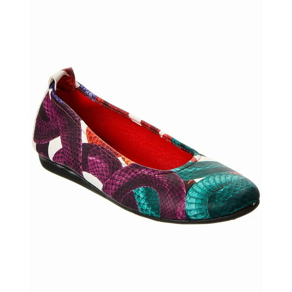 Arche Laiuza Leather Flat, 42, Green