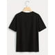 thumbnail image 2 of 1 pc, 100% cotton T-shirt, Mens Trendy Letter-printed T-Shirt - Short-Sleeve Crew Neck Casual Top - Lightweight & Comfortable for Spring/ Summer Wear Tee For Adult, Men, Women, Teen, Teenager, Adoles, 2 of 6