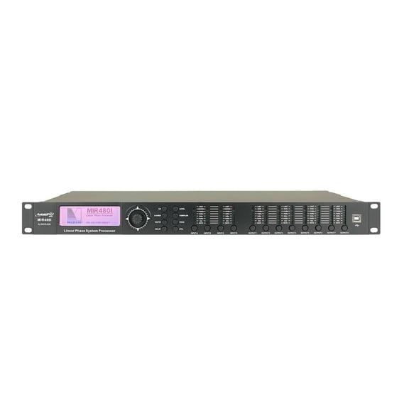 Marani MIR480I 4-In 8-Out Pro Audio Processor with 5-Band Dynamic EQ