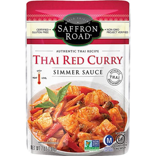 Saffron Road Simmer Sauce Thai Red Curry 7 Oz