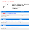 thumbnail image 2 of Auto Trans Oil Cooler Hose - Compatible with 2001 - 2006 BMW 325Ci 2002 2003 2004 2005, 2 of 2