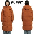 thumbnail image 4 of PUFFIT Long Puffer Jacket for Women,Ultra Soft Winter Coat Hooded with Deep Pockets,Water Repellent, Ladies Warm Winter Jacket, 4 of 7