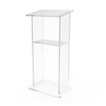 thumbnail image 1 of FixtureDisplays® Clear Acrylic Lucite Podium Pulpit Lectern 43" Tall 102703, 1 of 6