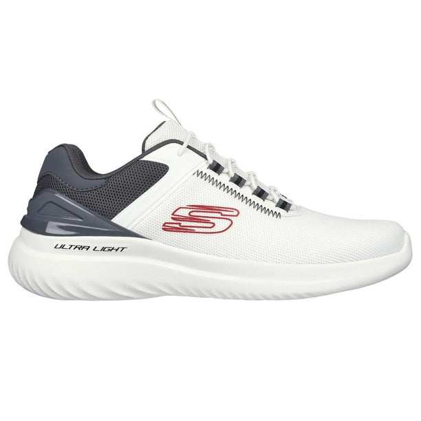 Tenis Hombre SKECHERS Ultra Light Transpirables blanco 30