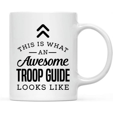 

Andaz Press 11oz. Ceramic Coffee Tea Mug Thank You Gift This is What an Awesome Troop Guide Looks Like 1-Pack
