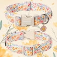 thumbnail image 2 of Collar para perro Aring Pet Summer ajustable de algodón con estampado floral, 2 of 4