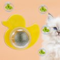 thumbnail image 4 of Pato Gato Lamiendo Bocadillos Giratorio Masticar Juguete Suministros para () Amarillo, 4 of 5