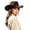 Brown, variant on Western Cowboy Hat for and Or Hat for Parties Outdoor Events and Everyday Wear Without Brim Or Strap Cowboy Hat Bands for Women Cow Head Tan Hats for Women Ski Stuff for Girls Western Hats for