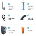 thumbnail image 3 of Jimmy Styks Inflatable Blow Up Stand Up SUP Puffer Paddle Board w/ Pump and Bag, 3 of 6