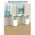 thumbnail image 1 of 10,000 BTU 4-in-1 Portable Air Conditioner & Heater - Dehumidifier, Fan, Sleep Mode, 24H Timer, Remote, Digital Display, Window Kit, Black Control Panel, With Heating, US Standard, 1 of 7