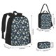 thumbnail image 2 of Easygdp Daisy Floral B Mochila para Niños y Niñas con Set de Caja de Almuerzo y Estuche para Lápices 3 en 1, Mochila Escolar Estampada para Adolescentes, 2 of 7