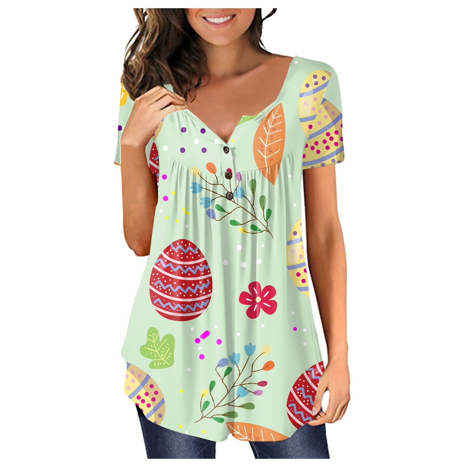 Corashan Easter Clothes Fashion Women's EasterPrint Autumn And Winter ...