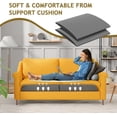 thumbnail image 6 of Couch Cushion Support for Sagging Seat Sofa Couch Supports for Sagging Cushions Curved High Density Foam Grey Pack of 2, 6 of 8