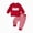 R599-Watermelon Red, variant on NOLDARES Toddler Baby Girl Outfits Ruffle Long Sleeve Print Tops + Flare Pants Set Toddler 2Pcs Fall Winter Clothes(Watermelon Red,2-3 Y)