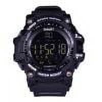 Relojes Inteligentes Monitor de ritmo cardíaco impermeable al aire libre IP67 Smart Fitness Tracker (negro)