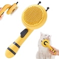 thumbnail image 1 of Cepillo premium para gatos, cepillo para perros, depiladora, cepillo para mascotas de pelo largo y corto, limpia el pelo de las mascotas con un solo clic del cepillo JFHHH pequeña, 1 of 1