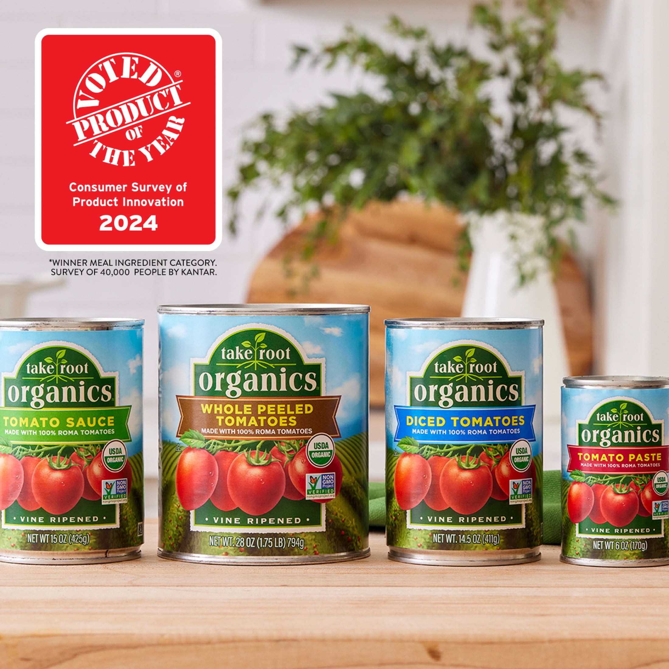(5 pack) Take Root Organics Tomato Paste, 6 oz Can
