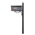 thumbnail image 3 of Outdoor Letter Holder Floral Curbside Mailbox with Locking Insert and Richland Mailbox Post, 3 of 7