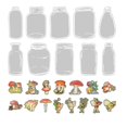 thumbnail image 2 of Glassware Bottle Stickers, Self Adhesive Scrapbooking Planner Decor  for Notebook, 2 of 8
