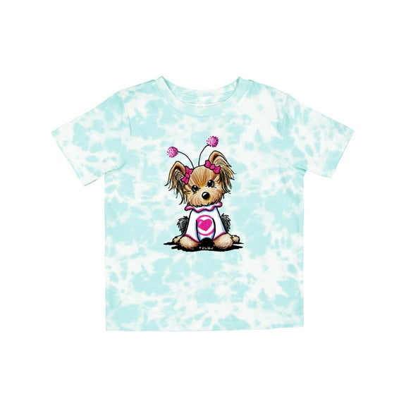 Inktastic Love Bug Yorkie Boys or Girls Toddler T-Shirt