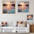 thumbnail image 4 of Designart "Tranquil Sunset Ripples II" Landscape Lake River Floater Framed Canvas Art Print, 4 of 5