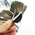 thumbnail image 2 of Bird Feather Shaped Hair Clip Photo Props Cosplay Bird Feather Hair Clip Barrette for Party Wedding, 2 of 9