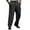 Black_001, variant on Ediodpoh Mens Solid Color Simple Business Casual Straight Suit Pants Pants Men’s Pants White S