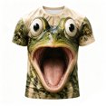 thumbnail image 4 of bravefron Men's 3D Animal Graphic T-Shirt Short Sleeve Casual TeeShort Sleeve Tshirts Novelty Streetwear Tops Trendy Summer Shirt for Men, 4 of 4