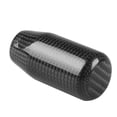 thumbnail image 3 of Style Universal Carbon Fiber Manual Gear Shift Knob With 3 Adapter For Most Car Decorations Classic Cylindrical, 3 of 5