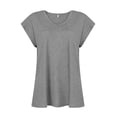 thumbnail image 5 of Qwertyu Tank Top for Women Solid Color V Neck Sleeveless Causal Sexy Shirts Hawaiian Beach Holiday Sports Workout Running Tees Summer Basic Tops Gray XL, 5 of 6