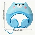 thumbnail image 6 of 1Pc Baby Shower Cap Shield for Kids Soft Silicone Adjustable 1-10 Years Old Cartoon Pig Shower Cap for Kids Toddler Shower Cap Shield Makes the Kids Bath More Fun, 6 of 6