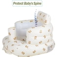 thumbnail image 4 of AirSwim - Asiento inflable para bebé, silla inflable para bebés de 3 meses en adelante, asiento inflable de verano para sentarse, asiento de piso de bebé con bomba de aire integrada, oso, 4 of 5