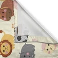 thumbnail image 3 of Ambesonne Cartoon Kitchen Curtains, Animals Simple, 55"x39", Multicolor, 3 of 3