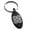 Black, variant on Stainless Steel Aztec Strength Rune Engraved Small Oval Charm Keychain Keyring