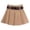 Khaki, variant on Sngxgn Women's Ribbed Bodycon Skirt Elastic High Waist Pencil Short Mini Skirt(Black,L)