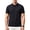 Black, variant on Cadmus Moisture Wicking Polo Shirts for Men Slim-Fit Short Sleeve Business Golf Athletic Tops,Black,M