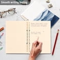 thumbnail image 4 of FORMRS 1-Subject Spiral Notebook 8" x 5" College Ruled 60 Refillable Sheet A5 Hard Cover, 2 Pack, Watercolor Mountains, 4 of 7