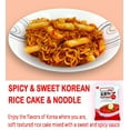 thumbnail image 2 of Yopokki Sweet Spicy Rabokki With 4 Yopokki Chopsticks (2 pack) Ramen Noddle rice cakes (spicy, 2), 2 of 2