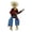 A, variant on 16" Halloween Static Skeleton Decor - Banjo Playing Scarecrow Sculptures for Indoor Outdoor Thanksgiving Autumn Harvest Party Display