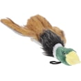 thumbnail image 1 of KAKOWELY Juguetes de peluche con forma de pato para perros pequeños (marrón), 1 of 5