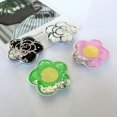 thumbnail image 3 of Creative  Flower Glitter Into Oil Liquid Quicksand Mobile Phone Bracket Folding Storage Bag Bracket Back Sticker, 3 of 21