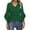 Green, variant on Yubnlvae Beige Blouses for Women Casual 3/4 Length Sleeve Womens Tops V Neck Tshirts Shirts with Flared Sleeve, L