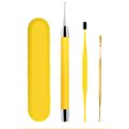 thumbnail image 1 of Yeacher 3PCS Ear Wax Removal Tools with Light & Storage Case Portable Ear Spoon Earpick Cleaning Kit for Kids & Adults Ear Care Set, 1 of 7