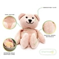 thumbnail image 3 of Thermal-Aid Zoo — Bella The Pink Bear — Kids Hot and Cold Pain Relief Heating Pad Microwavable Stuffed Animal and Cooling Pad — Easy Wash, Natural Sleep Aid — Pregnancy Must-Haves for Baby, 3 of 5