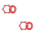 thumbnail image 3 of maskred 1 Ensemble Centre Verrouille Disque Rotors Adaptateur 6- Robuste Réparation en Acier Inoxydable 6 Trous Compatible pour le Verrouillage Rouge 2Set, 3 of 6