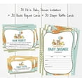 thumbnail image 3 of Inkdotpot Set Of 30Jungle Animals Baby Shower Invitations-Diaper Raffle Tickets And Baby Shower Book Request Cards Gender Neutral Invites Its A Boy Its A Girl, 3 of 8