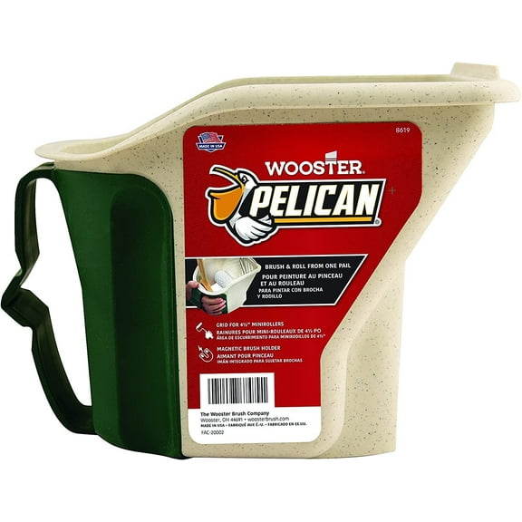 Wooster Brush 8619 Pelican Hand Held 1 Quart Pail, Pack of 3