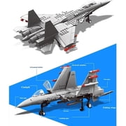 Carrier-Based Aircraft Military Fighter Building Bricks Set compatible with Lego-technic, Air Force Plane Building Toys Army Airplanes Model